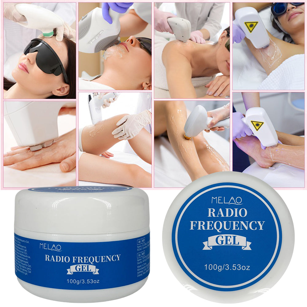 Radio Frequency Gel, MELAO RF Gel for Lifting & Firming, Professional RF Conductivity Gel for Home Use Anti-Aging Device, Hydrating & Conductive Gel for RF Machine, 100g/3.53oz