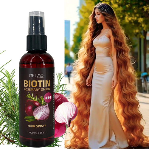 2 Pack MELAO Biotin Rosemary Onion Hair Spray 100ml*2