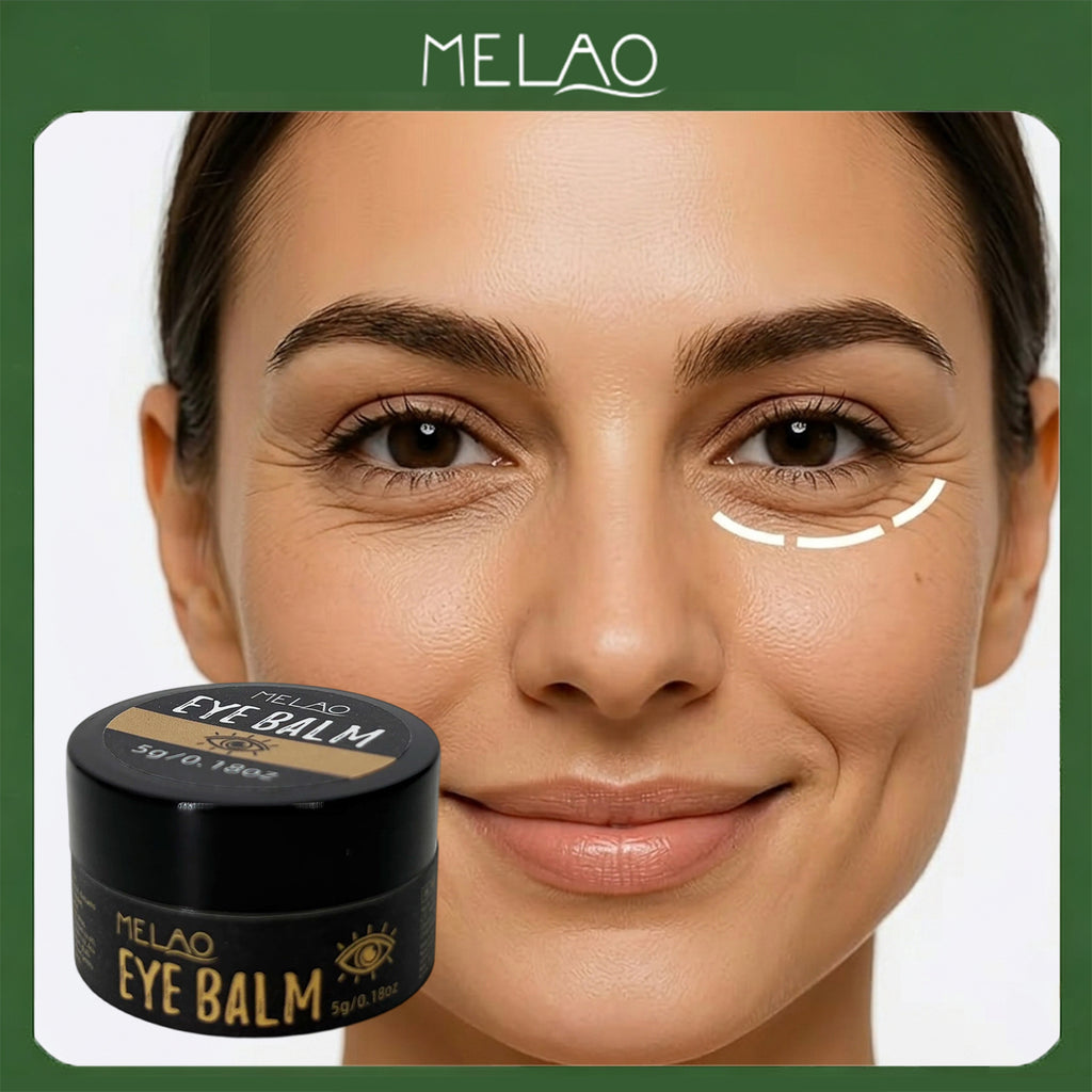 MELAO Eye Balm 5g, Hydrating Eye Cream for Dark Circles & Puffiness, Smooth Fine Lines & Moisturize Dry Skin