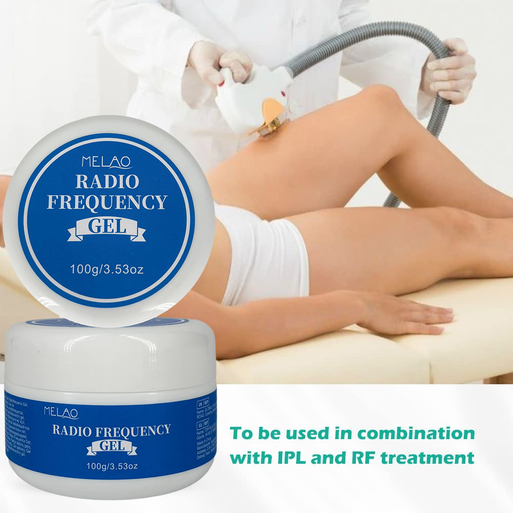 Radio Frequency Gel, MELAO RF Gel for Lifting & Firming, Professional RF Conductivity Gel for Home Use Anti-Aging Device, Hydrating & Conductive Gel for RF Machine, 100g/3.53oz