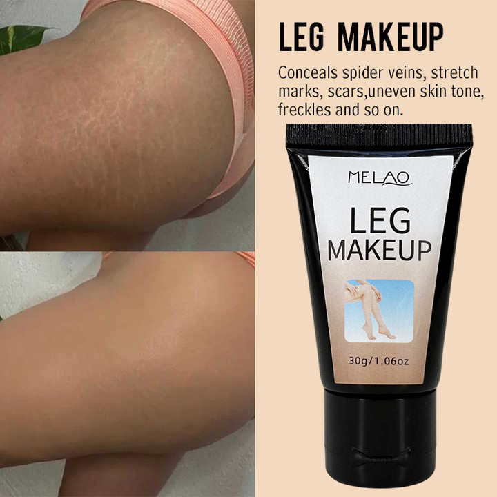 MELAO Brightening Leg Cream Travel Size, 30g Leg Skin Brightening Lotion, Improve Dull Skin, Fade Skin Marks & Uneven Tone, Long Lasting Hydrating, Smooth Body Skin Care, 30g/1.06oz