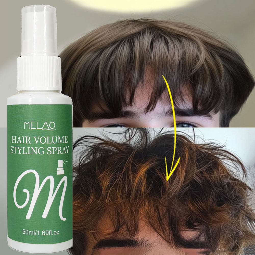 MELAO Hair Thickening & Volumizing Spray, Hair Volume Styling Spray, for Fine Flat Hair, Instantly Adds Volume & Thickness, Lifts Roots, Lightweight Texture, No White Residue, Like Hair Powder, Travel Size, 50ml/1.69fl.oz