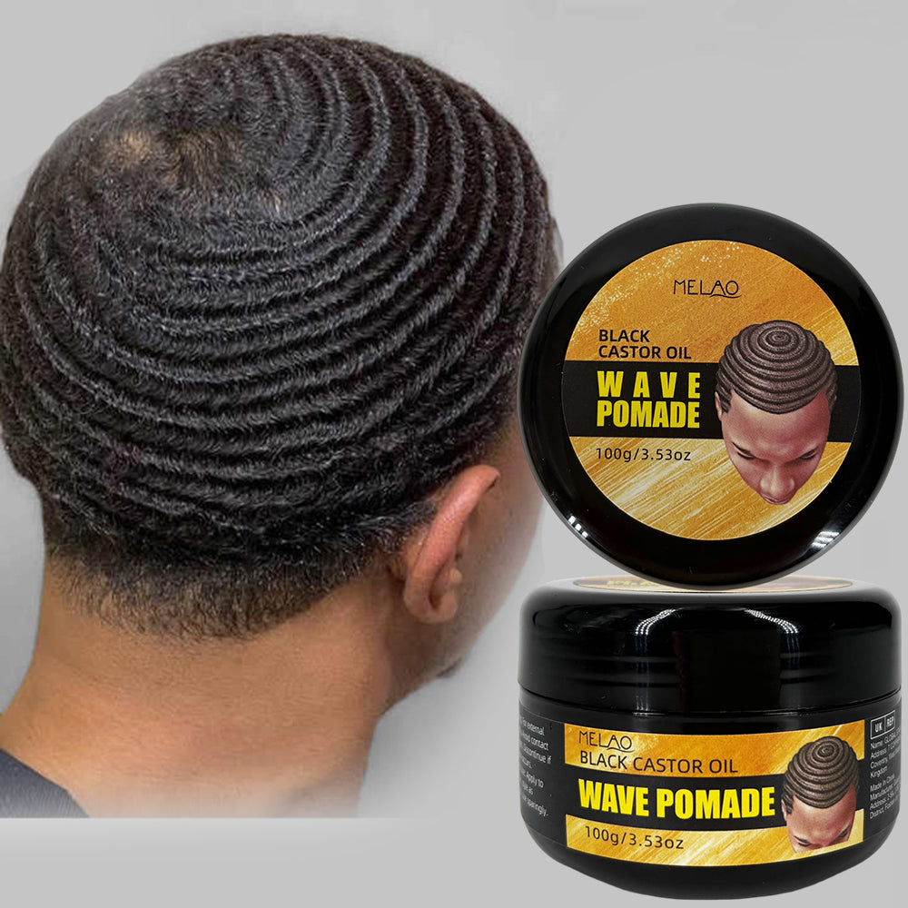 MELAO Black Castor Oil Wave Pomade 100g
