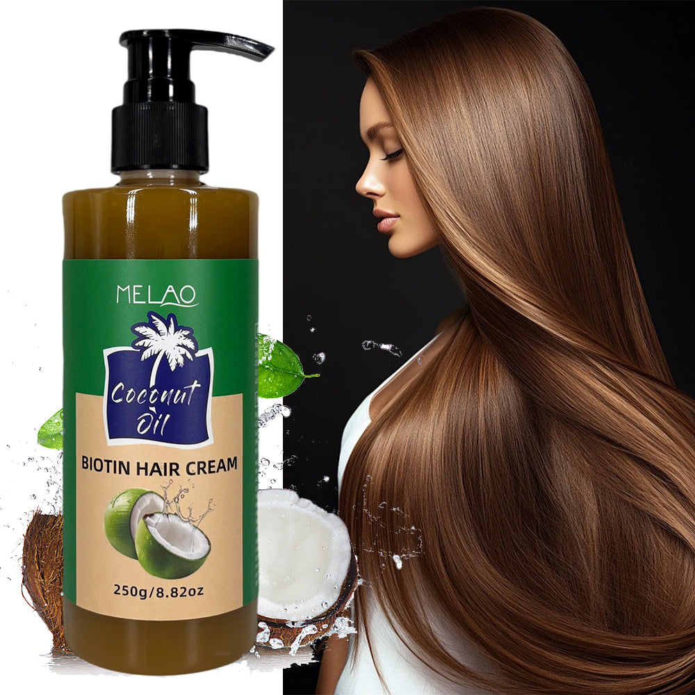 MELAO Coconut Oil Biotin Hair Cream 250g