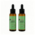 2 Pack MELAO Rosemary Hair Oil For All Hair Types 60ml Multi-Purpose For Hair And Body Care Eyebrows Eyelashes Face Skin Body Premium Essential Oil Moisturizing