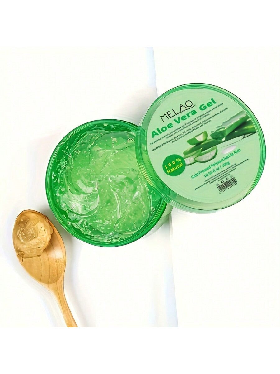 Melao Aloe Vera Extract Skin Lightening Moisturizing Soothing Refreshing Aloe Vera Gel, Quickly Absorbed, And Non-Greasy. Excellent for Hydration And Skin Care After Sun Exposure. Suitable for Everyone, Men And Women