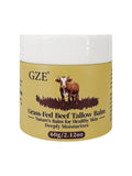 GZE Grass-Fed Beef Tallow Balm - All-Natural Multi-Purpose Skin Salve for Face, Body & Lips, with Manuka Honey, Calendula - Moisturizing, Repairing, for Dry, Sensitive Skin