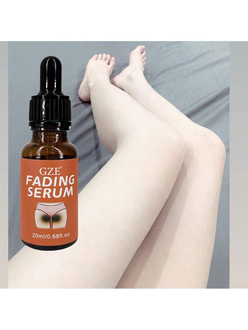 GZE FADING SERUM for Body - Dark Spot Corrector for Underarms, Knees, Elbows & Bikini Area, Brightening Serum for Even Skin Tone, 20ml