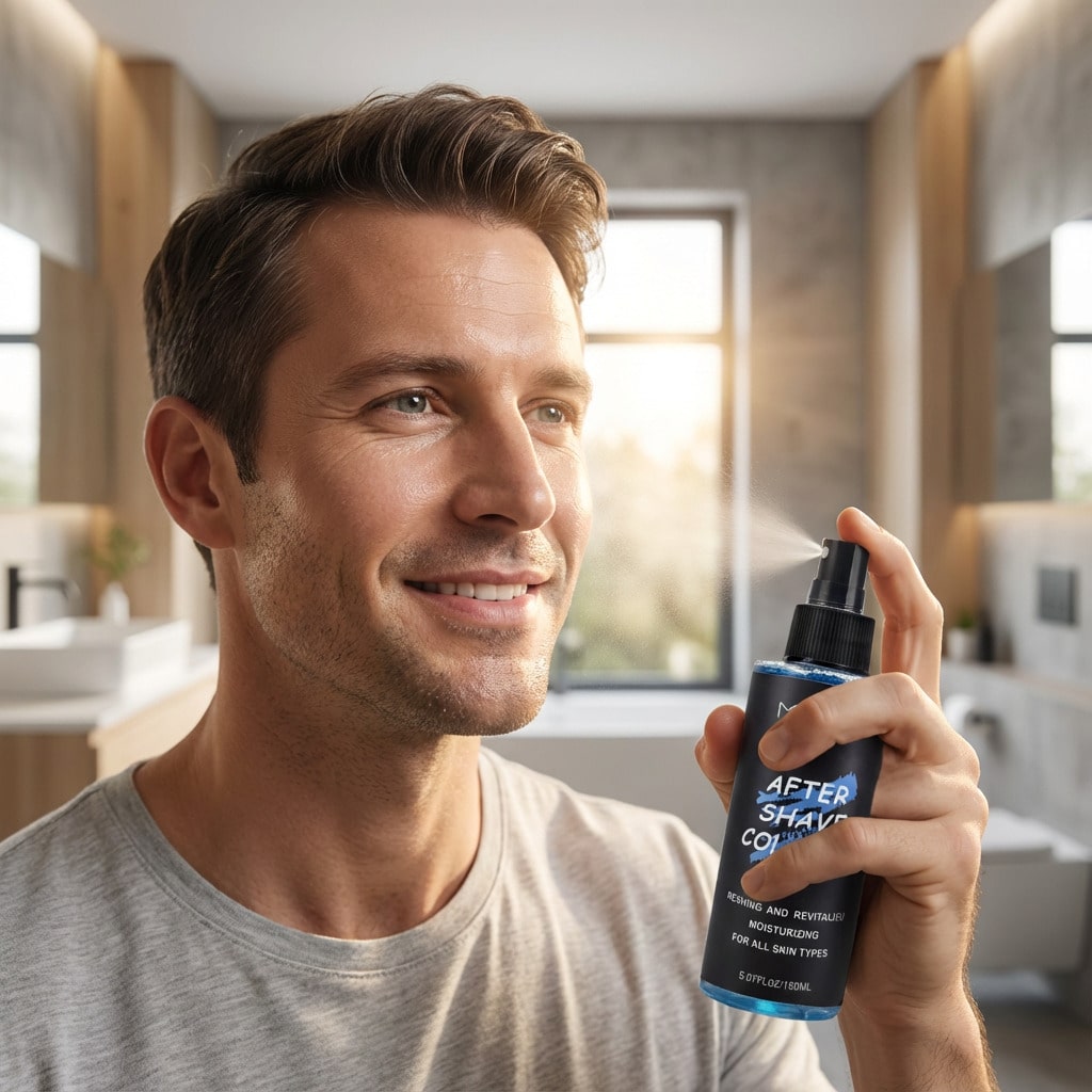 MELAO After Shave Cologne for Men, 5.07 fl oz - Refreshing & Revitalizing Post-Shave Lotion, Moisturizing Face Treatment for All Skin Types, Soothing Scent