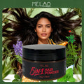 Herbal Hair Care Powder, MELAO 5-IN-1 Nourishing Powder with Lavender, Polygonum Multiflorum, Mint, Oriental Arborvitae & Ginseng Extracts, for Daily Scalp & Hair Nourishment, Sulfate-Free, Plant-Based Formula, Promotes Healthy-Looking Hair, 30g