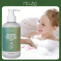 Goat Milk Silk Liquid Soap, MELAO Hydrating Goat Milk Liquid Soap with Niacinamide & Silk Protein, Gentle Cleansing for Dry & Sensitive Skin, Moisturizing & Nourishing, 237ml/8fl.oz