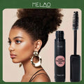 Hair Finishing Gel for Flyaways & Baby Hairs, MELAO Sleek Edge Control Gel, Tames Flyaways, Perfects Hairline, with Precision Brush, Invisible Hold, Travel Size, 10g/0.35oz