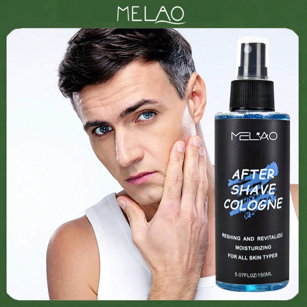 MELAO After Shave Cologne for Men, 5.07 fl oz - Refreshing & Revitalizing Post-Shave Lotion, Moisturizing Face Treatment for All Skin Types, Soothing Scent