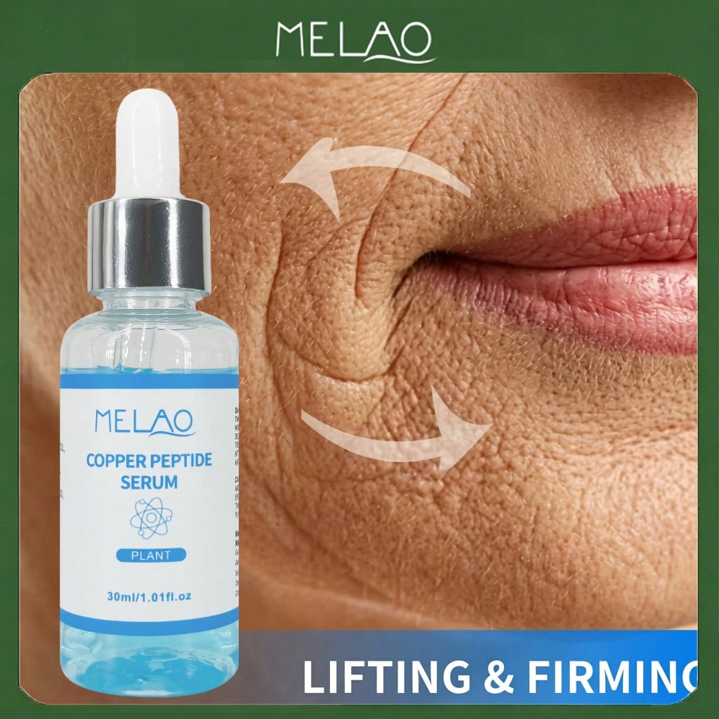 MELAO COPPER PEPTIDE SERUM Liquid Peptides - Multi Peptide Serum - Firming Skin Hydrating