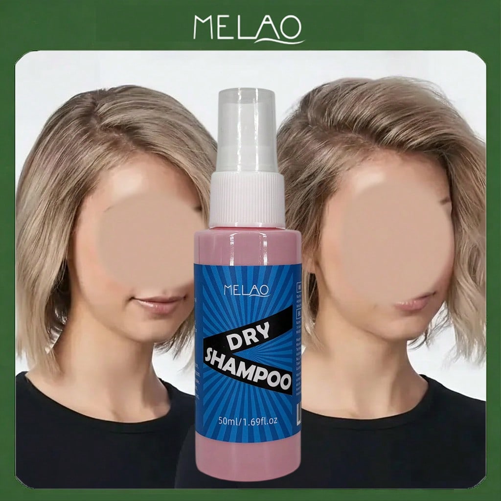 Dry Shampoo Spray, MELAO Oil Control Dry Shampoo, Refreshes Hair Instantly, for Oily & Greasy Hair, Travel Size, 50ml/1.69fl.oz