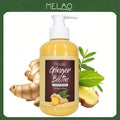 Ginger Biotin Hair Cream, MELAO Nourishing Hair Cream with Ginger & Biotin, for Dry & Damaged Hair, Deeply Conditions, Tames Frizz, Adds Shine & Softness, 250g/8.82oz