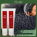 2 Pack MELAO 3-in-1 Curling Cream, 100g/3.53oz Curl Defining Cream with Olive, Batana & Jojoba Oil, Moisturizing Styling Cream for All Curls, Coils & Waves