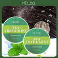 2 Pack MELAO Tea Tree & Mint Shampoo Bar 90g, Eco-Friendly Refreshing Solid Hair Cleanser, Deep Cleanses Scalp & Hair, Provides Cooling & Refreshing Sensation, Leaves Hair Clean, Fresh & Light for All Hair Types