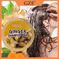MELAO Ginger Shampoo Bar 60g, Eco-Friendly Refreshing Solid Hair Cleanser, Deep Cleanses Scalp & Hair, Leaves Hair Clean, Fresh & Smooth for All Hair Types