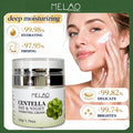 Centella Day & Night Cream, MELAO Centella Asiatica Hydrating Cream, Soothing & Moisturizing Face Cream for All Skin Types, 50g/1.76oz
