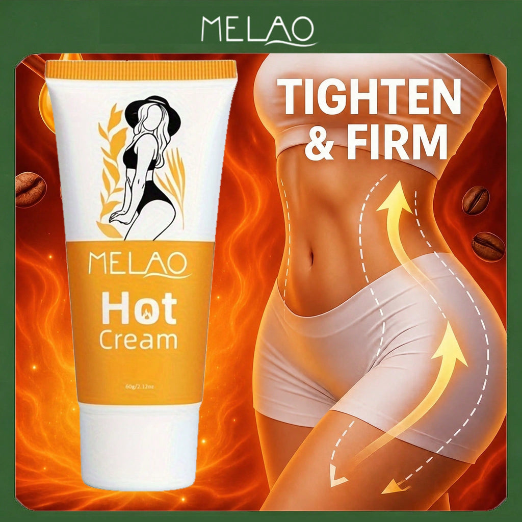 MELAO Hot Cream Firming Body Cream, Firms/Tightens/Smooths Skin