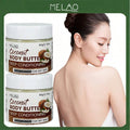 2 Pack MELAO Coconut Body Butter 60g, Deep Conditioning Moisturizer for Dry Skin, Rich Coconut Formula for Long-Lasting Hydration, Leaves Skin Soft, Smooth, Supple & Glowing All Day