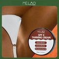 MELAO SPF 4 Tanning Cream 80g/2.82oz, Moisturizing Sun Tanning Lotion with Shea & Cocoa Butter, Natural Sun Tanning Cream for Deep, Long-Lasting Tan