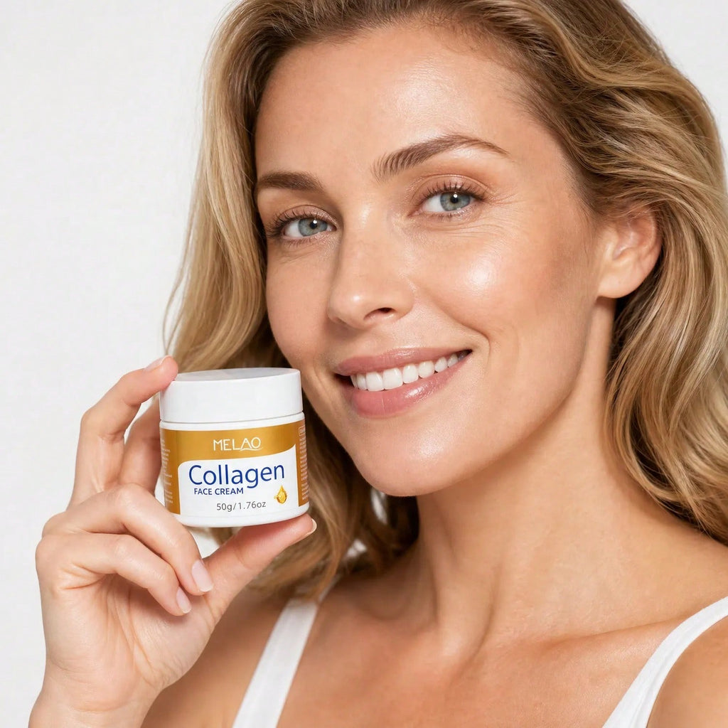 MELAO Collagen Face Cream 50g/1.76oz, Anti-Aging & Moisturizing Collagen Cream, Hydrating & Firming Facial Moisturizer for All Skin Types