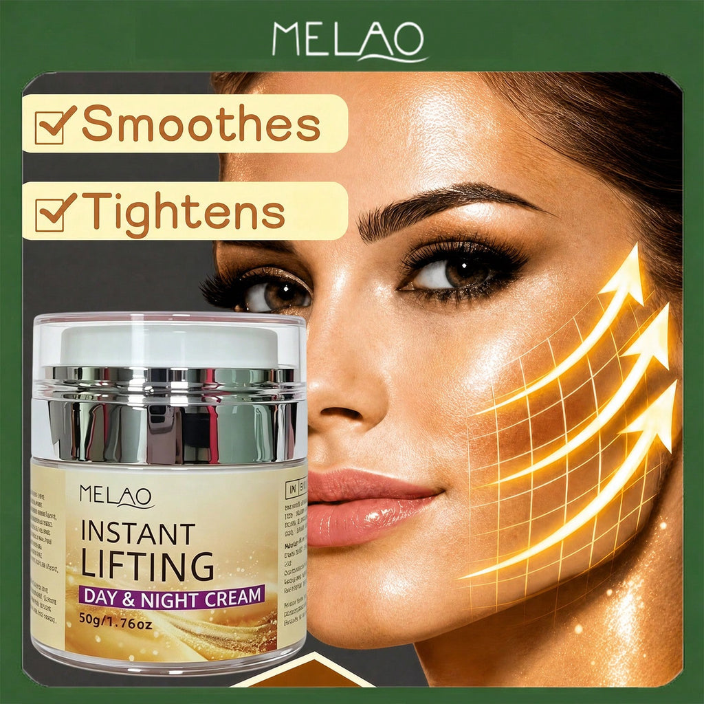 MELAO Instant Lifting Day & Night Cream 50g/1.76oz, Anti-Aging & Firming Facial Moisturizer, 24H Hydrating Face Cream for Fine Lines & Wrinkles