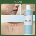 MELAO Hand & Body Exfoliating Gel 250ml/8.45fl.oz, Gentle Skin Exfoliator to Remove Dead Skin, Deep Cleansing Smoothing Exfoliating Gel for Rough Dry Skin