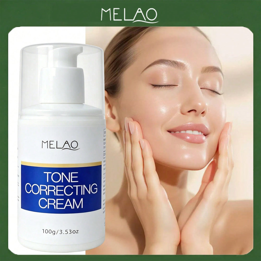 MELAO Face Tone Correcting Cream 100g/3.53oz, Facial Dark Spot Corrector, Brightens & Evens Skin Tone, Reduces Hyperpigmentation
