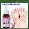 MELAO Max Nail Strengthener Serum 30ml/1.01fl oz, Nail Hardener for Weak Thin Cracked Nails, Repair Split Peeling Nails & Boost Nail