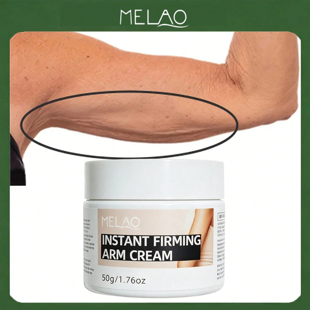 MELAO Instant Firming Arm Cream 50g/1.76oz, Tightening Body Lotion for Flabby Saggy Upper Arms, Smooth Loose Skin & Improve Arm Elasticity