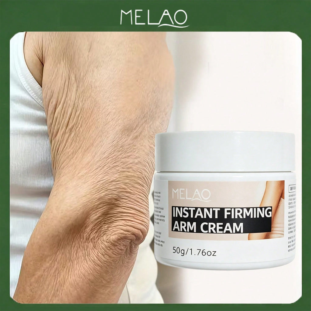 MELAO Instant Firming Arm Cream 50g/1.76oz, Tightening Body Lotion for Flabby Saggy Upper Arms, Smooth Loose Skin & Improve Arm Elasticity