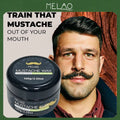 MELAO Strong Hold Mustache Wax 100g/3.53oz, Men Mustache Styling Wax, Long Lasting Hold to Shape & Tame Unruly Mustache Facial Hair