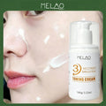 MELAO 3 Seconds Brighten Facial Toning Cream 100g/3.53oz, Instant Face Brightening Tone Up Cream, Lightweight Natural Glow Moisturizing Primer for Face