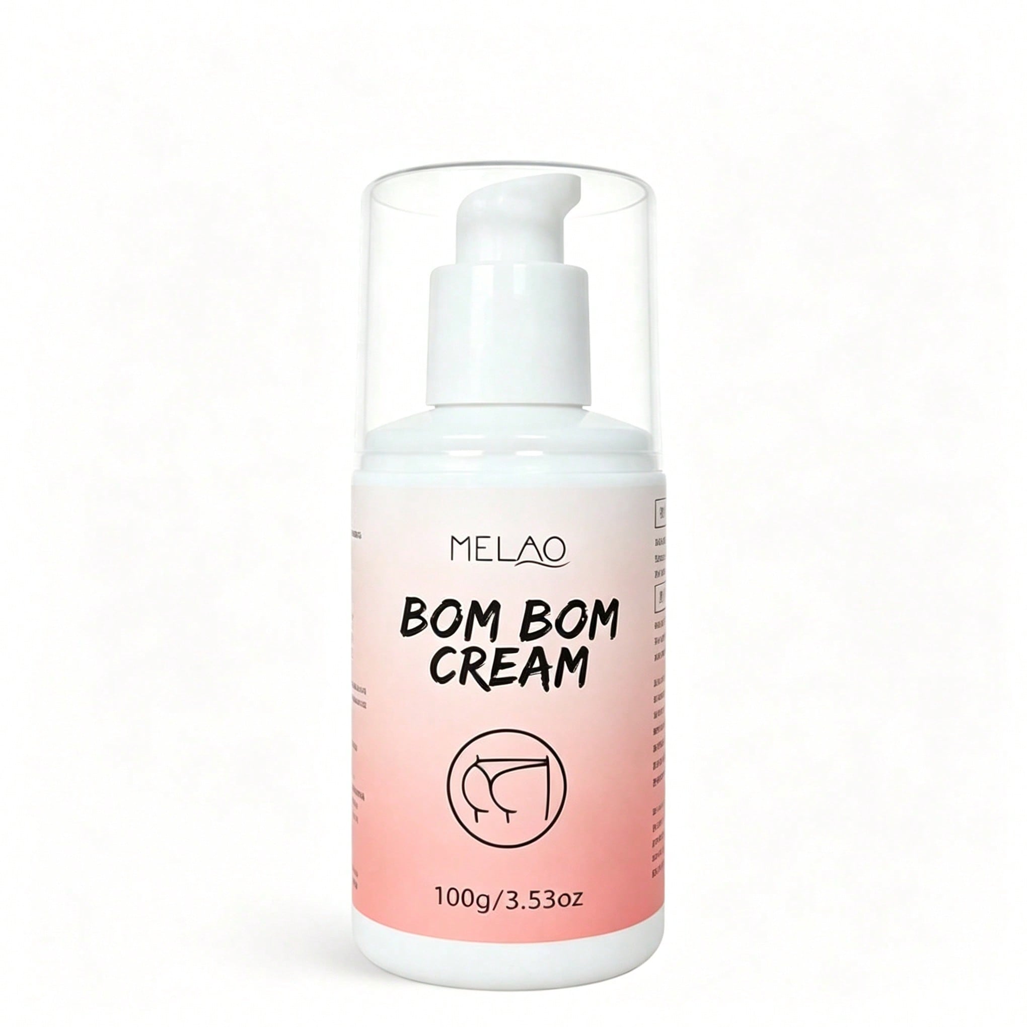 MELAO Bom Bom Butt Lifting Firming Cream 100g/3.53oz, Hip Plumping Body Cream, Improve Hip Elasticity, Smooth Cellulite & Shape Saggy Buttocks