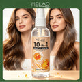 MELAO 10-in-1 Miracle Rescue Hair Spray 100ml/3.38fl oz, MultiLeave-In Hair Treatment Spray, Tame Frizz, Detangle & Add Shine for Dry Damaged Hair