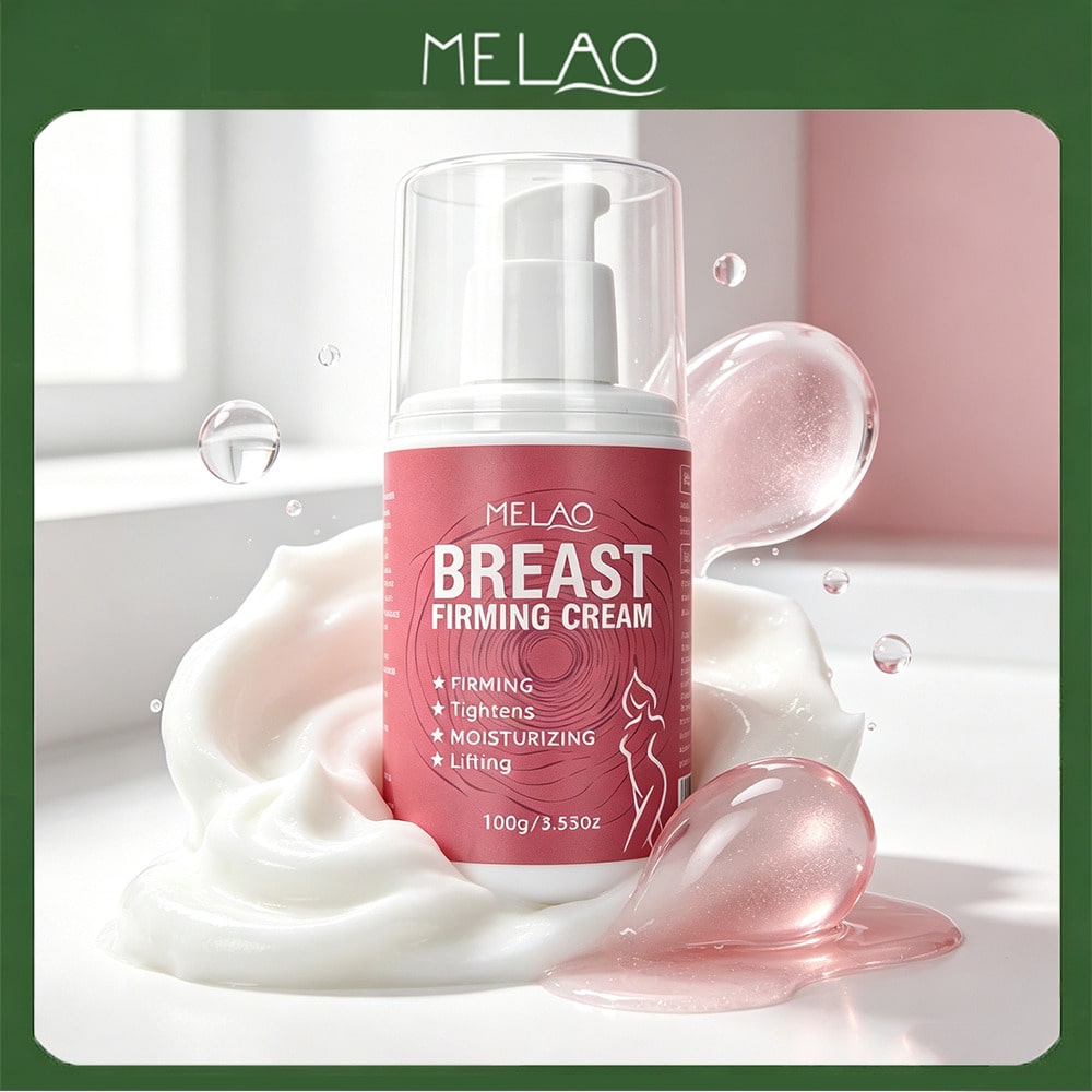 MELAO Breast Firming Moisturizing Cream 100g/3.53oz, Body Skin Tightening Lifting Massage Cream, Daily Nourishing Body Care Cream