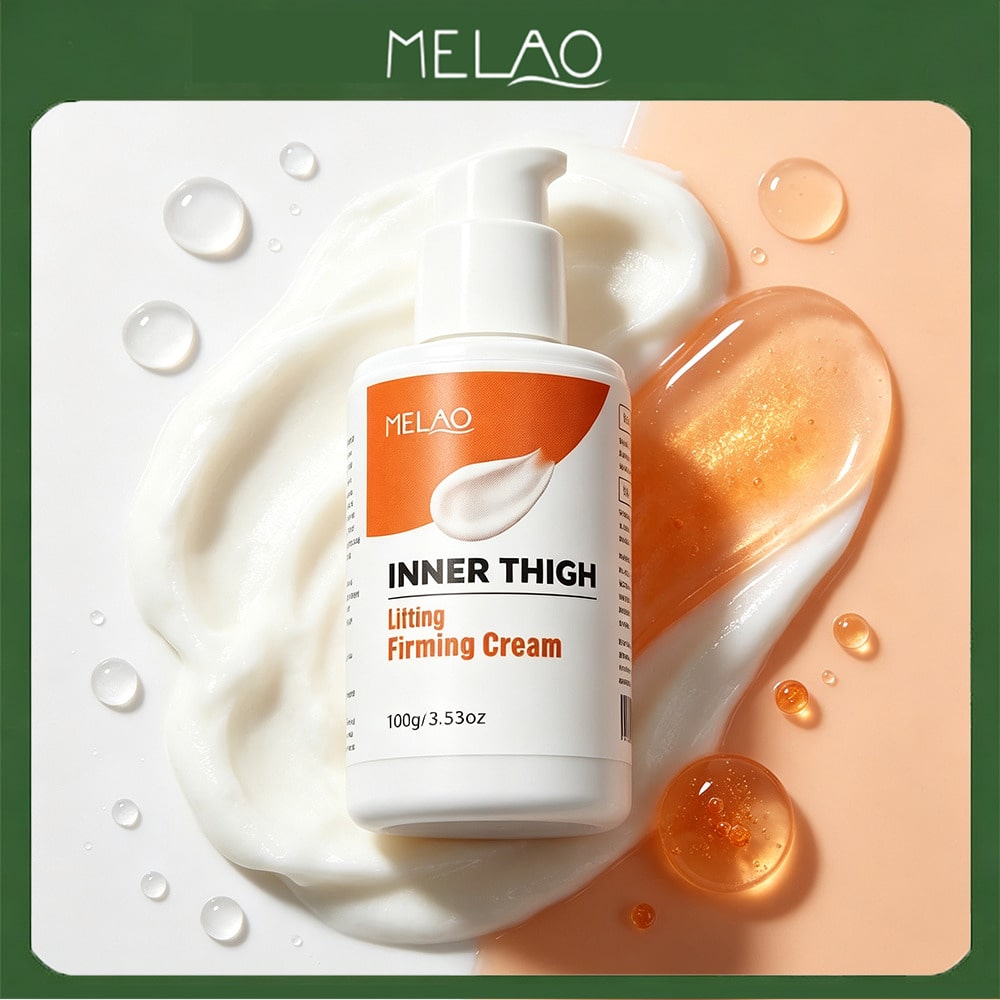 MELAO Inner Thigh Lifting Firming Body Cream 100g/3.53oz, Daily Body Skin Moisturizing Cream, Improve Skin Texture & Boost Skin Elasticity