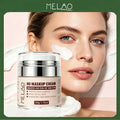 MELAO No Makeup Face Cream 50g/1.76oz, Hydrating Tone Evening Cream, Smooth Skin & Natural Glow Daily Primer Cream