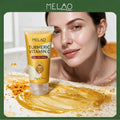 MELAO Turmeric Vitamin C Peel Off Mask 50g/1.76oz, Deep Cleansing Brightening Peel Off Facial Mask, Refine Pores & Improve Dull Skin