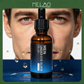 MELAO Men's Under Eye Elixir Serum 30ml/1.01fl oz, Daily Nourishing Under Eye Serum, Hydrate & Smooth Dry Fine Lines for Men's Delicate Eye Skin