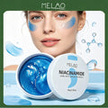 MELAO Niacinamide Hydrating Serum Eye Patches 84g/2.96oz, Daily Under Eye Moisturizing Gel Patches, Soothe Tired Eyes & Smooth Dry Fine Lines