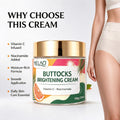 MELAO Buttocks Brightening Cream with Vitamin C Niacinamide, Hydrating Moisturizing Body Cream for Hip Skin, Nourishing Smoothing Body Skin Care Cream 100g