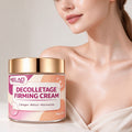 MELAO Decolletage Firming Cream with Collagen Retinol Niacinamide, Neck Chest Skin Tightening Moisturizer, Nourishing Smoothing Cream for Neck Decollete Skin Care 100g