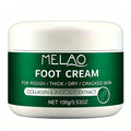 MELAO Urea Foot Cream for Cracked Heels & Dead Skin - 40% Urea Formula Repairs Dry Feet, Overnight Callus Treatment, Softens Rough Skin