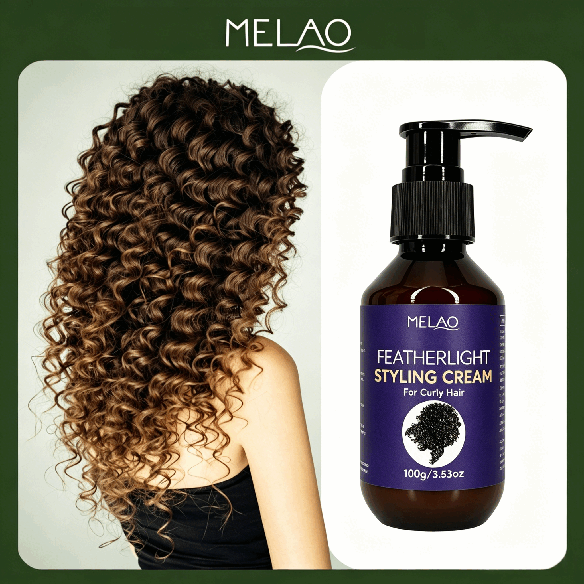 MELAO Featherlight Styling Cream 100g