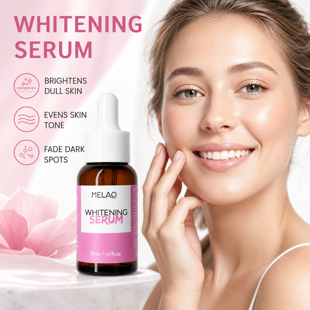 MELAO Whitening Face & Body Serum, Hydrating & Glow-Boosting Serum for Even Skin Tone, Daily Skin Care Serum, 30ml