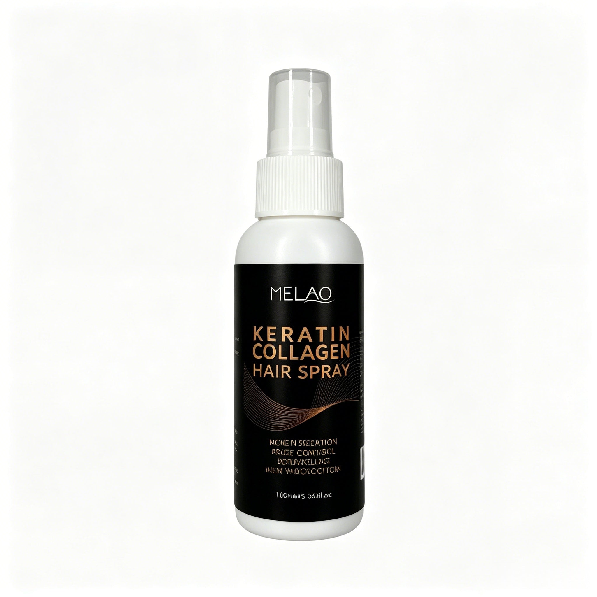 MELAO Collagen & Keratin Hair Spray - Repairing & Strengthening Leave-In Conditioner with Heat Protection for Damaged Hair